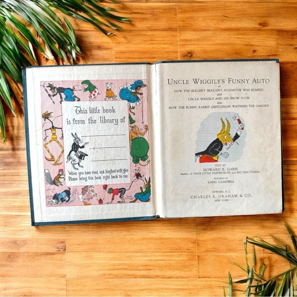 VINTAGE 1930 Uncle Wiggily’s Funny Auto by Howard R. Garis - Picture 3 of 8